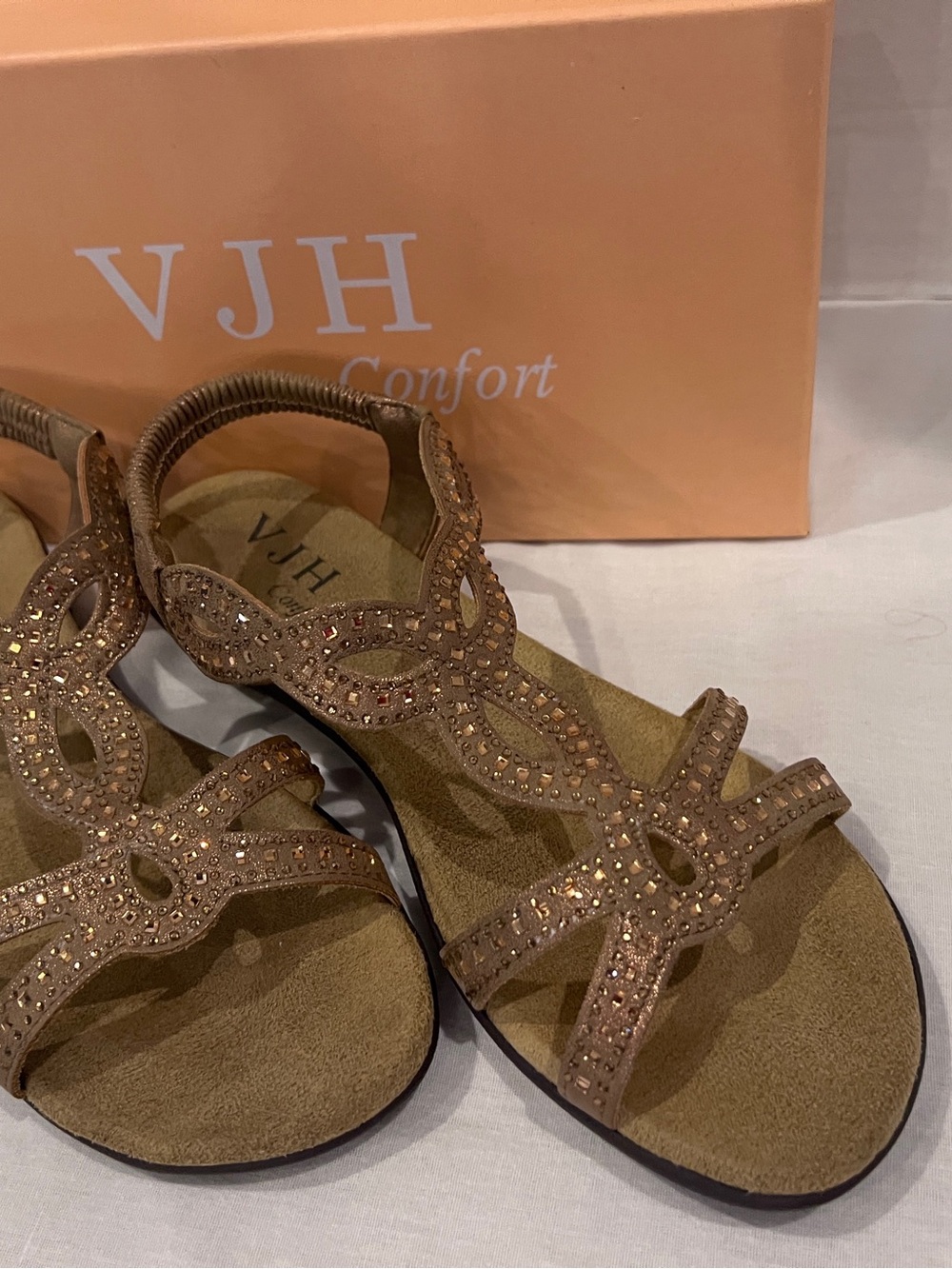 VJH Confort rhinestoned sandals